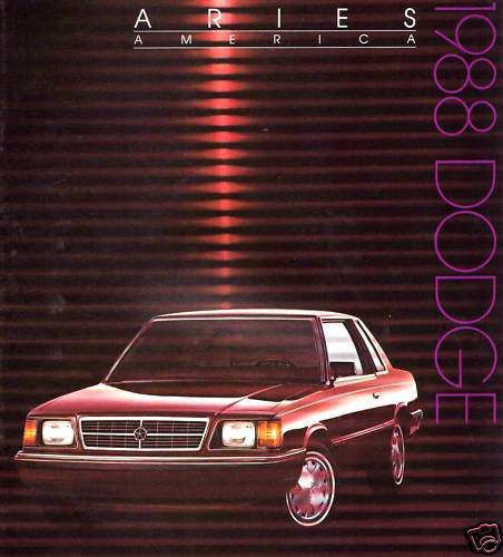 1988 dodge aries factory brochure-aries 2d-4d-sw-le
