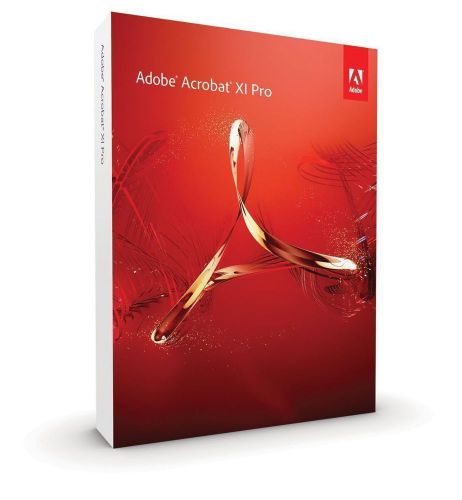 Adobe acrobat xi pro (retail) (1 user/s) full windows 65195200 version