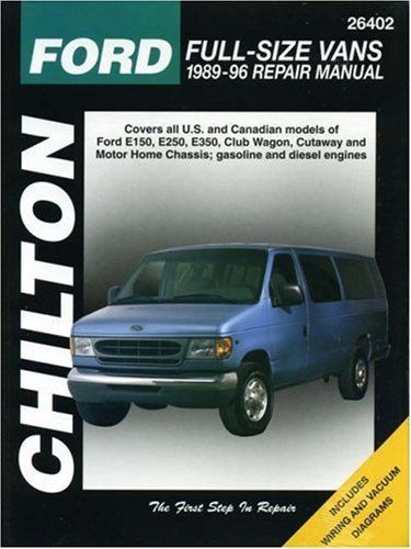 Ford full-size vans, 1989-96 (chilton total car care series manuals)