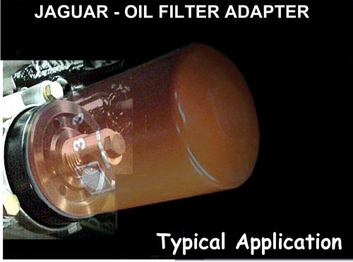 Jaguar, xke, e-type, mk 2, mk 10, s-type, xk 150,  spin-on oil filter adapter