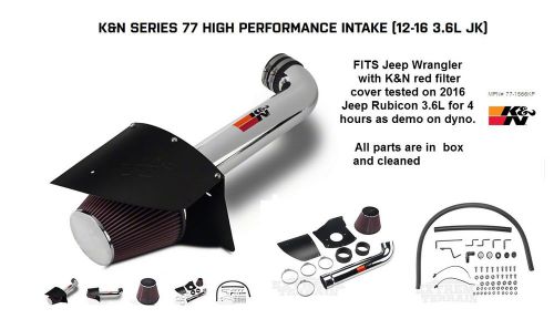 K&amp;n series 77 high performance intake for jeep wrangler 12-16 3.6l jk