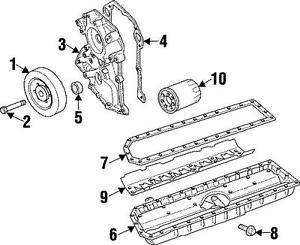 Chrysler oem dodge engine crankshaft seal 4763726 image 5