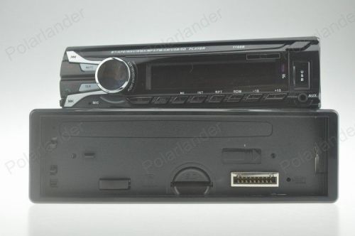 12v car fm radio digital stereo bluetooth handsfree folder rotary volume control