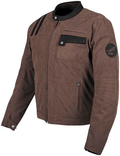 Parker synergies honda heritage mens motorcycle jacket brown