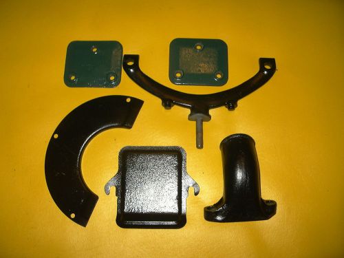 Ford model a 1928-1931 front motor mount yoke with rear support plates nice