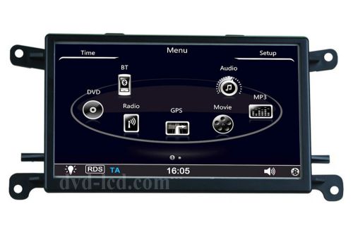 Audi a4 a5 q5 car stereo gps navigation dvd player radio headunits ipod iphone
