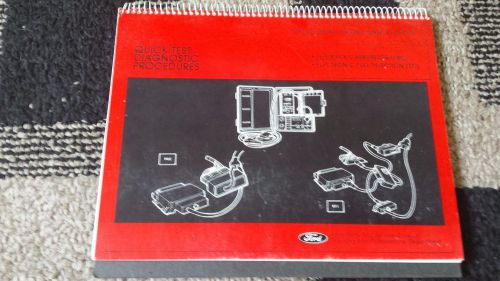 1981 ford electronic engine controls quick test diagnostic procedures