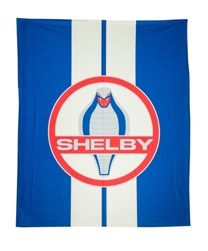 Shelby cobra medallion fleece blanket