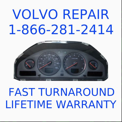 Volvo instrument cluster dim repair rebuild s60 v70 s80 xc90 warranty