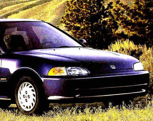 1993 honda civic sedan factory brochure-dx lx ex-civic