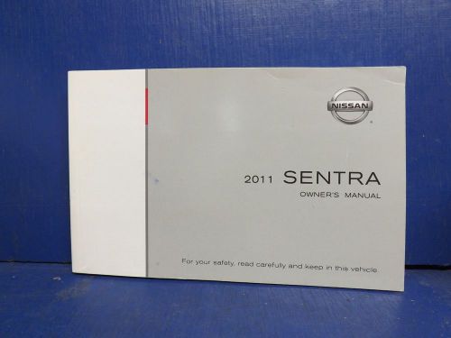 2011 nissan sentra owners manual genuine oem ee258