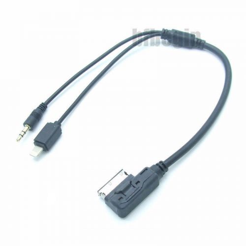 New ipod iphone 5 5s 6 aux cable charge mmi music interface for mercedes benz