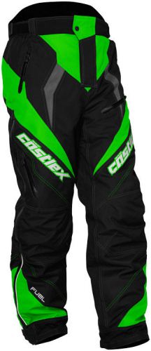 Castle mens green/black fuel g5 snowmobile pants snow snowcross