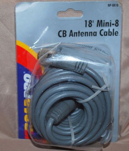 Antenna cable 18&#039; mini-8  roadpro - free shipping