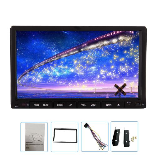 7&#034; touchscreen bluetooth car stereo dvd/cd/mp3 player double 2din in dash usb sd