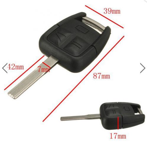 Remote key 2 button id40 chip 433.92mhz for vauxhall opel hu43a