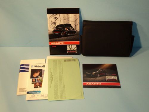 14 2014 fiat abarth 500 owners manual/user guide