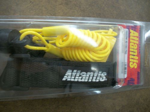 Atlantis pro floating wrist/jacket tethercord/lanyard (yellow) a7447pds