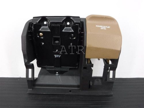 01-06 acura mdx ash tray mount &amp; 12v adapter plug saddle/tan oem 77320-s3v-a01zb