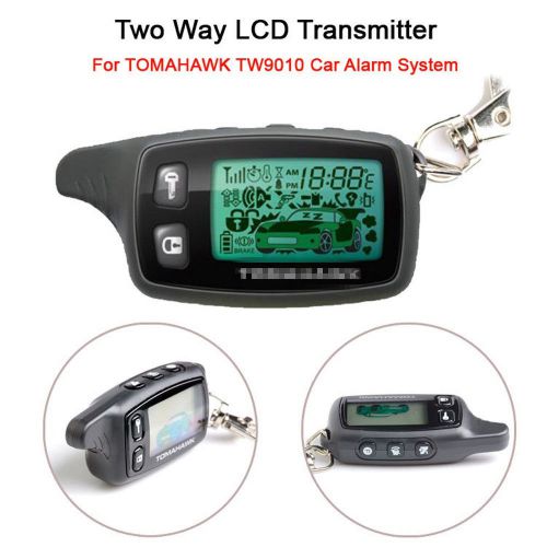 1x 2 way lcd pagers car alarm system lcd status display with remote engine start