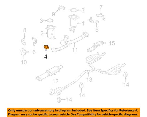 Ford oem exhaust-inlet pipe gasket left 6e5z5e241aa