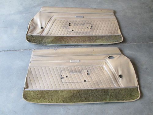 Vintage 70-72 used pontiac gto lemans front door panels project or parts ram air