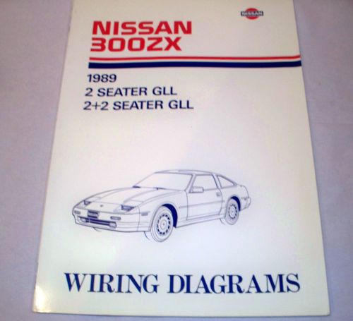 1989 89 nissan 300zx / 300 zx electrical wiring diagrams schematics manual .