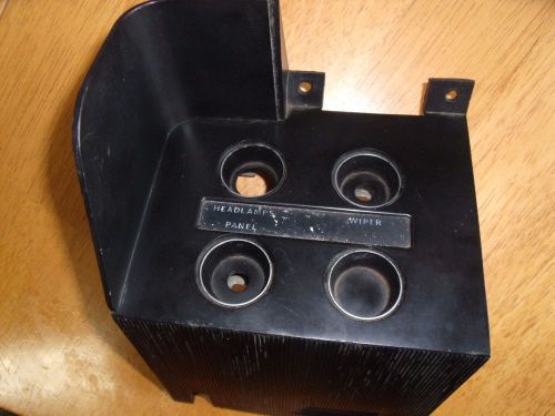 1970 dodge challenger dash gauges corner piece  used