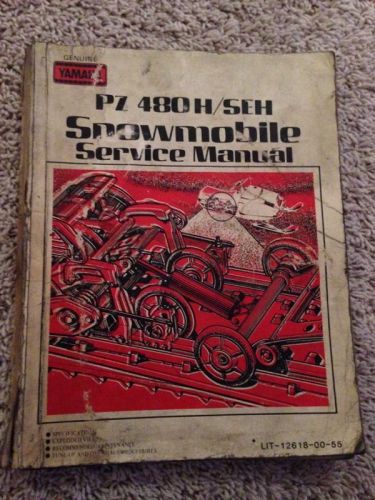 Service manual for yamaha pz 480h/seh snowmobile
