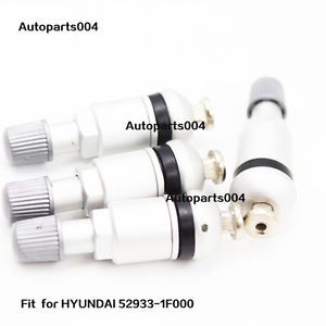 4x tpms tire valves for hyundai 52933-1f000 alloy tubeless valve stem repair kit