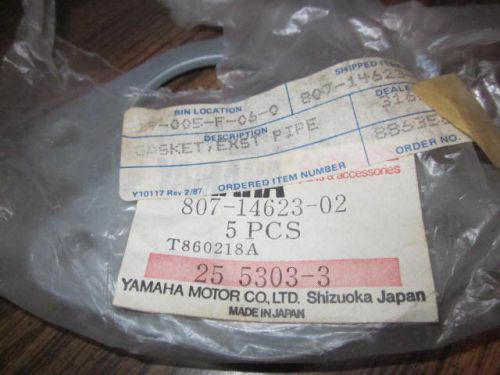 2 yamaha sl gp exhaust gasket new #807-14623-02