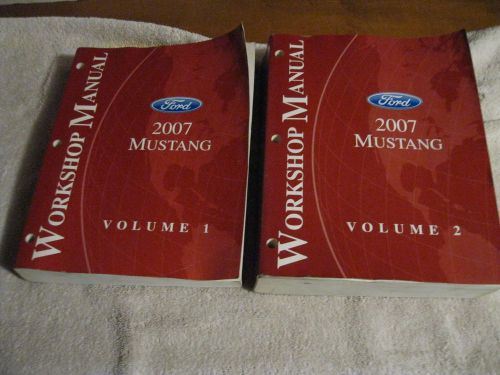 2007 ford mustang service repair manuals volume 1 &amp; 2