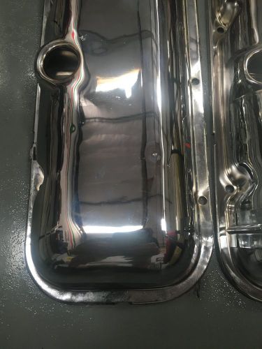 Used repro valve covers for 1970 chevelle ss 396 with l34 350 hp motor