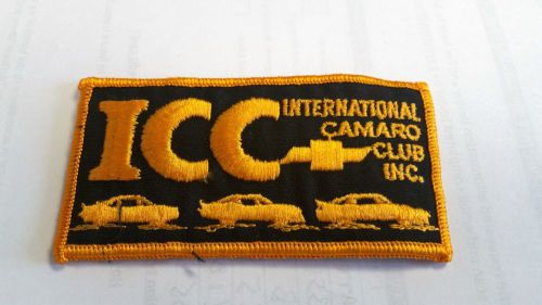 International camaro club inc (icc) patch