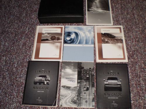 2009 lincoln navigator complete suv owners manual books nav guide case all model