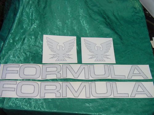 Formula boat decals thunderbird genuine large pair 3.5&#034;  x 33&#034; pair letters only