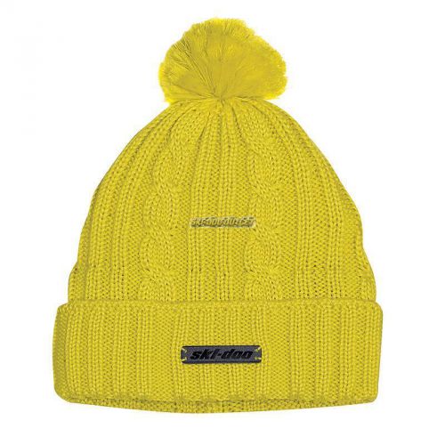 2017 ladies knitted hat -sunburst yellow