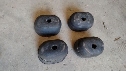 Jeep wrangler tj 97-06 factory spare tire rubber bumper stop tailgate set oem