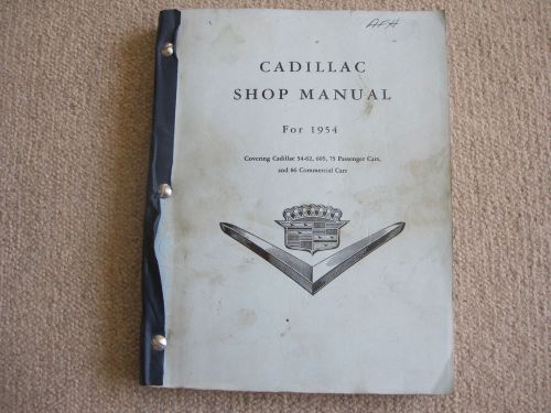 1954 cadillac shop manual