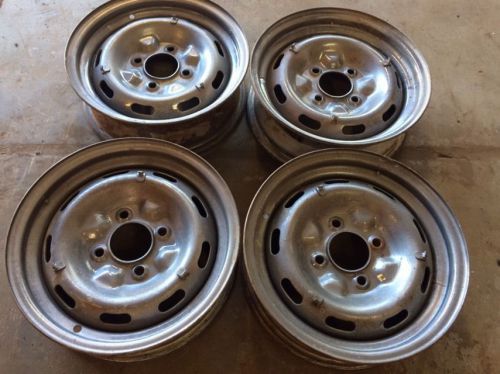 Datsun roadster topy steel wheels 14 x 4 1/2&#034; set of 4