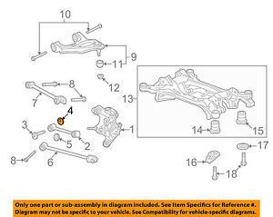 Honda oem 12-15 crosstour rear suspension-control arm cam 52388tp6a00