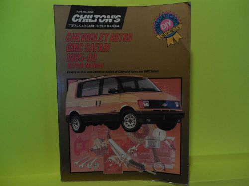 Chilton manual- chevrolet astro &amp; gmc safari. &#039;85 - &#039;90