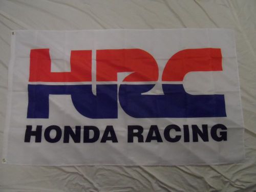 Hrc honda racing white 3 x 5 flag banner motocross supercross man cave!!