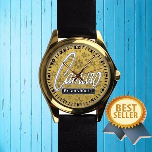 New camaro logo special edition gold round tone watch limited edition