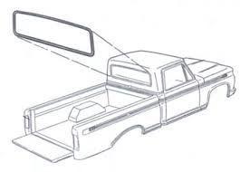 1975-1993 dodge pickups rear window seal