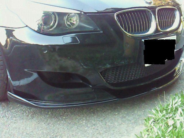 Bmw e60 m5 hamann style carbon fiber front spoiler lip by taiwan