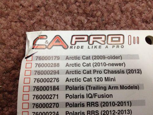 C&a pro ski mounting kit 2009 & older arctic cat zr zrt f z1 firecat crossfire m