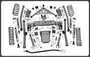 Rough country 4" wj jeep grand cherokee long arm suspension lift kit 99-04  