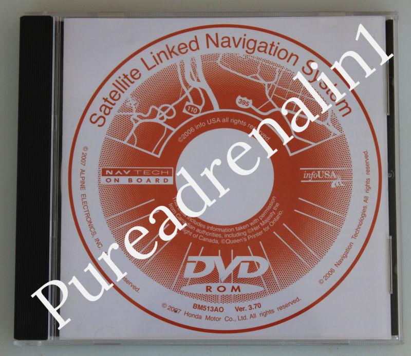 2004 2005 acura tsx satellite linked navigation system map cd dvd rom us canada 