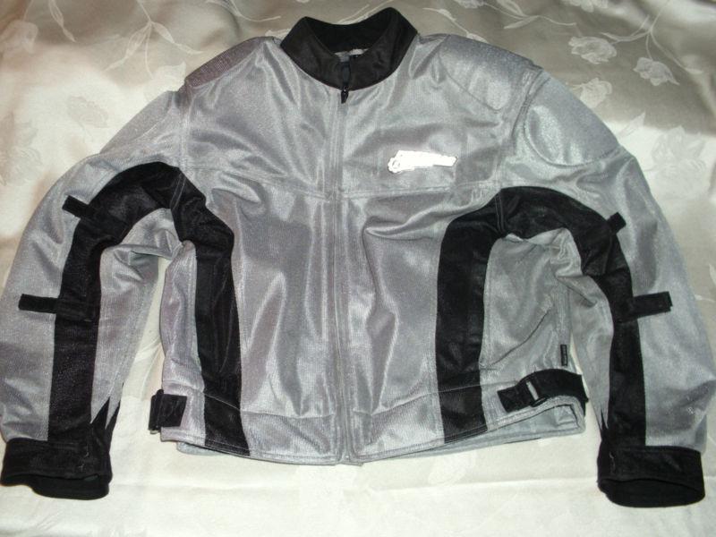 Mens firstgear intersport armored mesh riding jacket. size lg